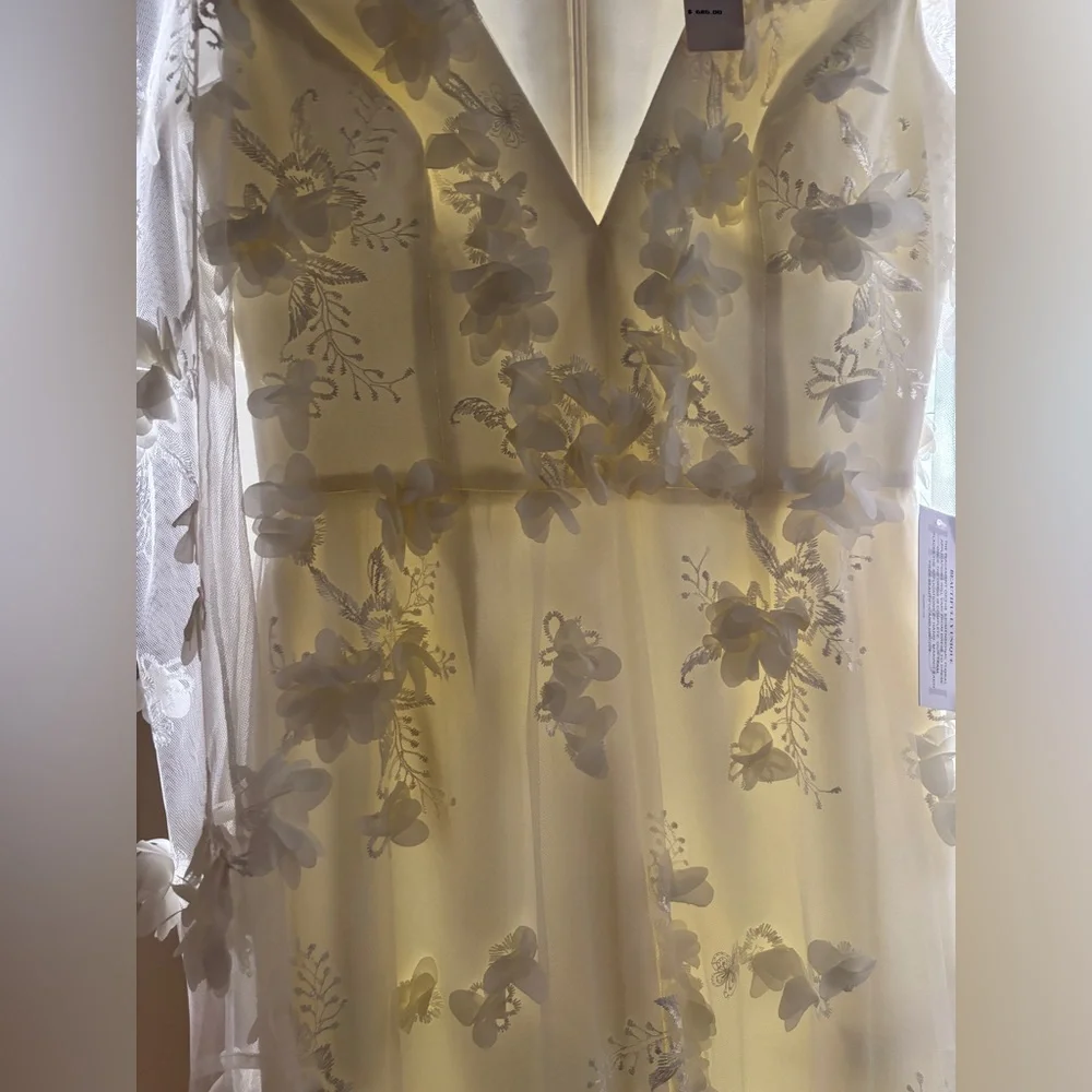 BRAND NEW/NEVER WORN Anthropologie Helsi Long-Sleeve V-Neck Floral Maxi Dress - Picture 5 of 10